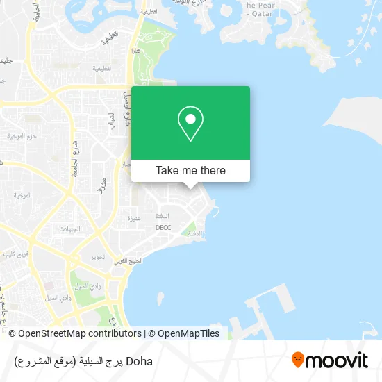 برج السيلية (موقع المشروع) map