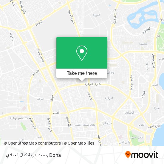 مسجد بدرية كمال العمادي map