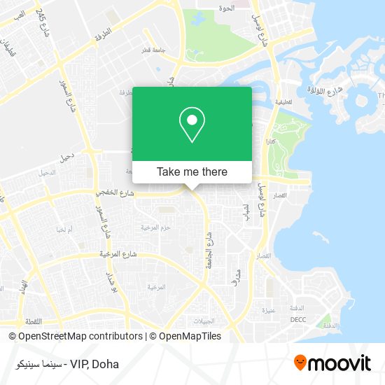 سينما سينيكو - VIP map