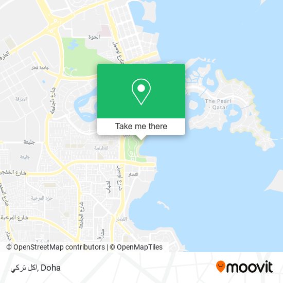 اكل تركي map