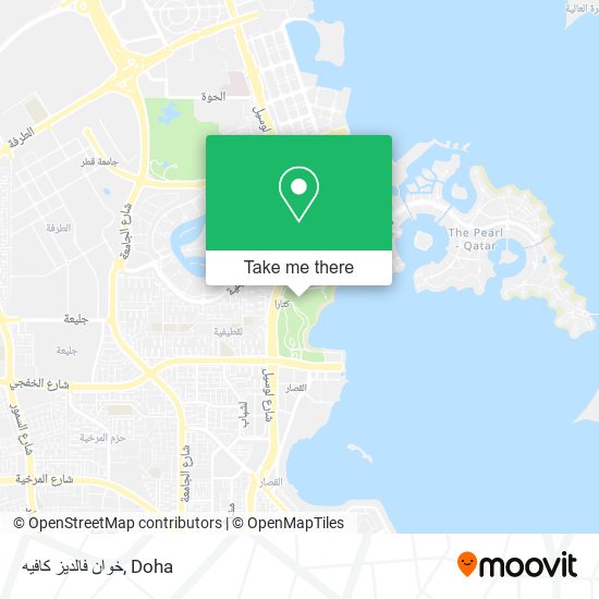 خوان فالديز كافيه map