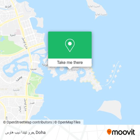 جرو تيندا ديب هاوس map