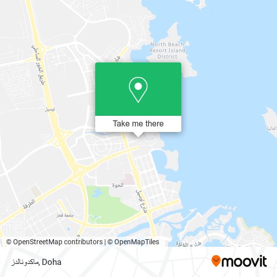 ماكدونالدز map