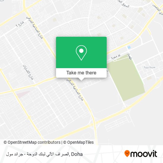 الصراف الآلي لبنك الدوحة - جراند مول map
