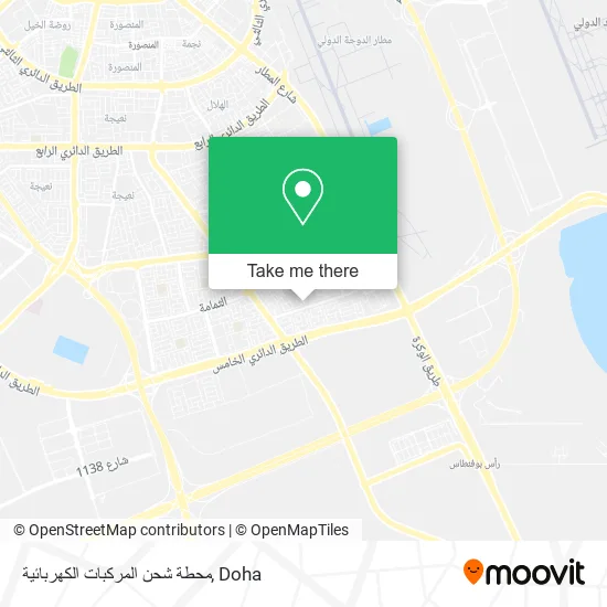 محطة شحن المركبات الكهربائية map