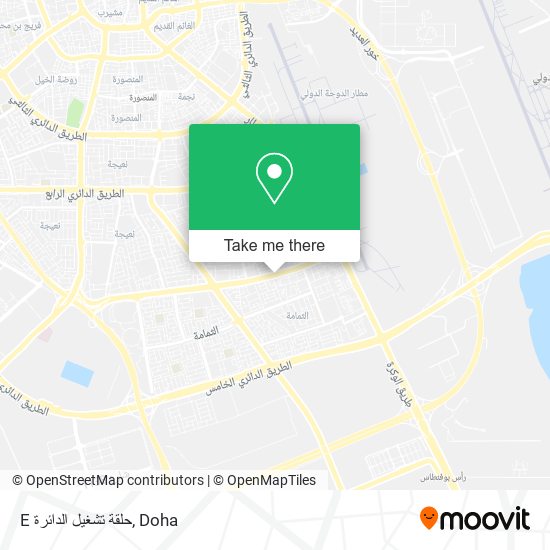 E حلقة تشغيل الدائرة map