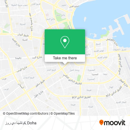 كوتشينا دي روز map