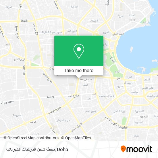 محطة شحن المركبات الكهربائية map