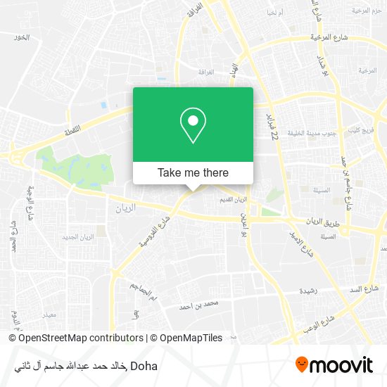 خالد حمد عبدالله جاسم آل ثاني map