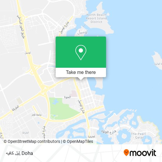 ليل كافيه map
