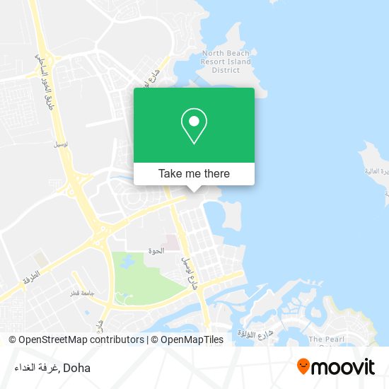 غرفة الغداء map