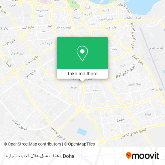 دهانات همبل-هلال الجديدة للتجارة map
