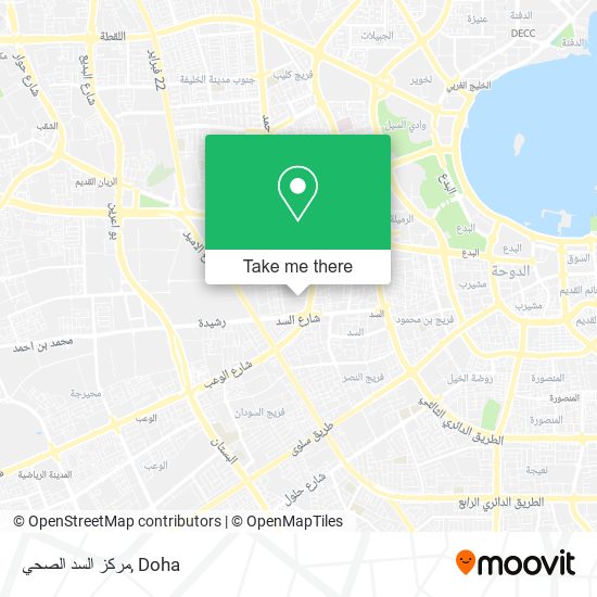 مركز السد الصحي map