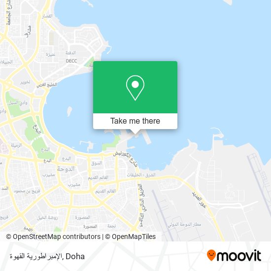 الإمبراطورية القهوة map
