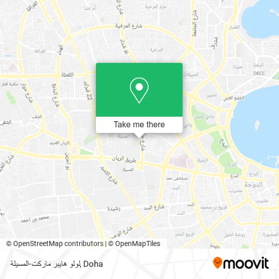 لولو هايبر ماركت-المسيلة map
