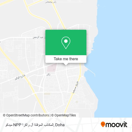 ميدكو NPP المكاتب المؤقتة آل واكرا map