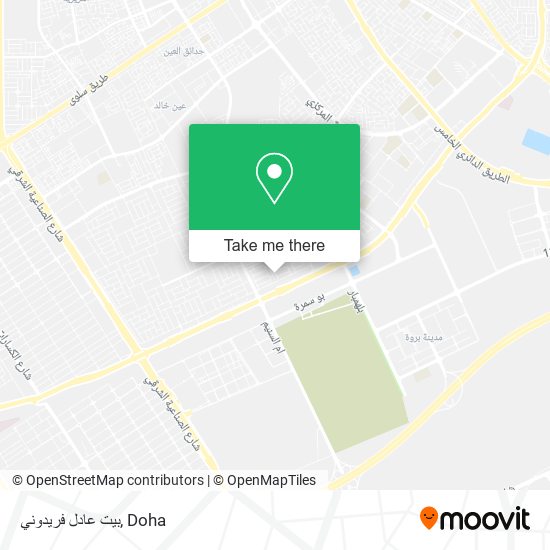 بيت عادل فريدوني map