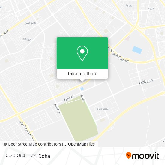 كالوس للياقة البدنية map