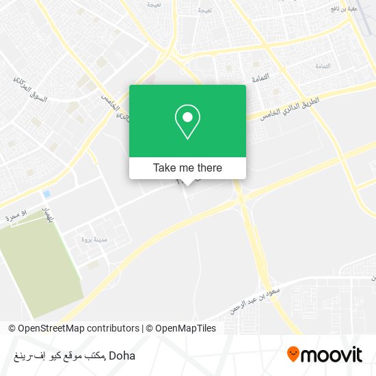 مكتب موقع كيو إف-رينغ map