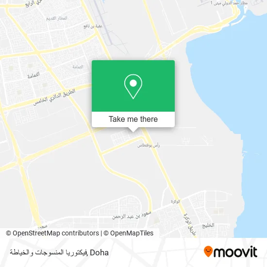 فيكتوريا المنسوجات والخياطة map