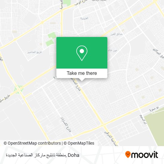 منطقة تابليج ماركاز الصناعية الجديدة map