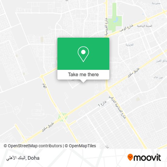 البنك الأهلي map