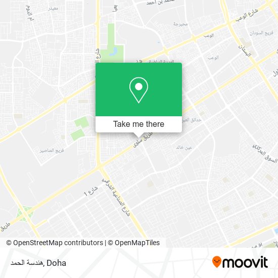 هندسة الحمد map