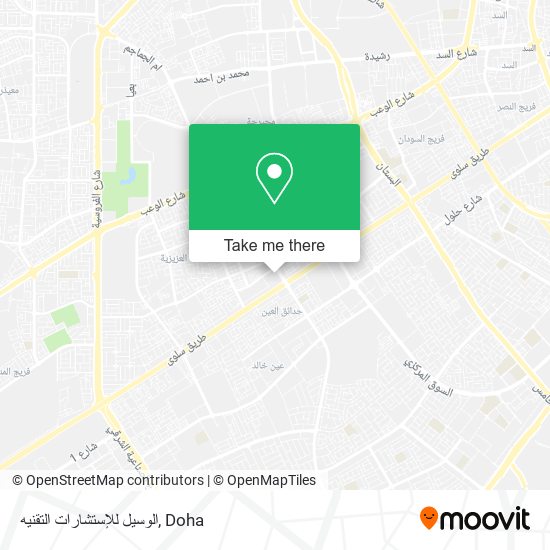 الوسيل للإستشارات التقنيه map