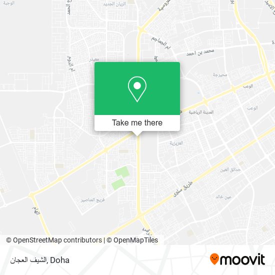 الشيف العجان map