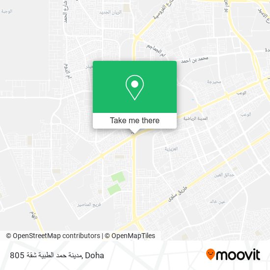 مدينة حمد الطبية شقة 805 map