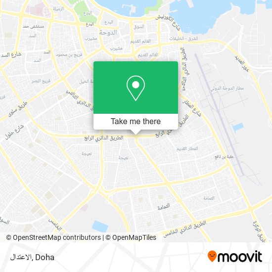 الاعتدال map