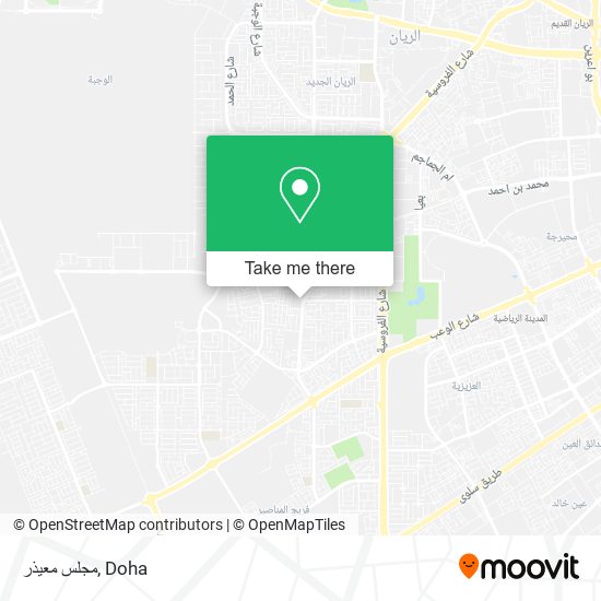 مجلس معيذر map