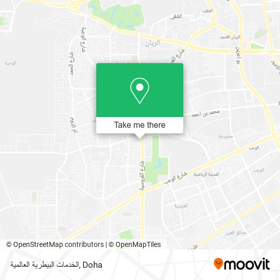 الخدمات البيطرية العالمية map