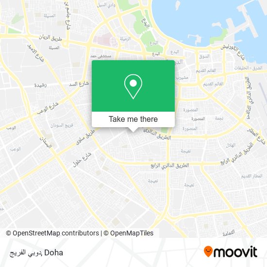 دوبي الفريج map