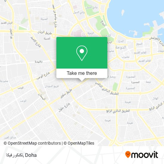 تكنكورفيكا map