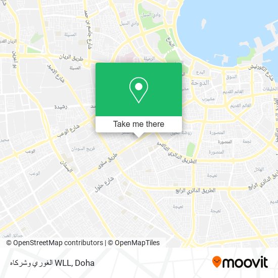 الغوري وشركاه WLL map