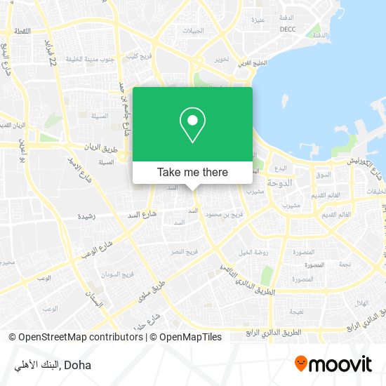 البنك الأهلي map