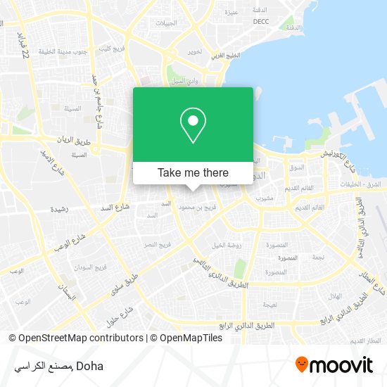 مصنع الكراسي map