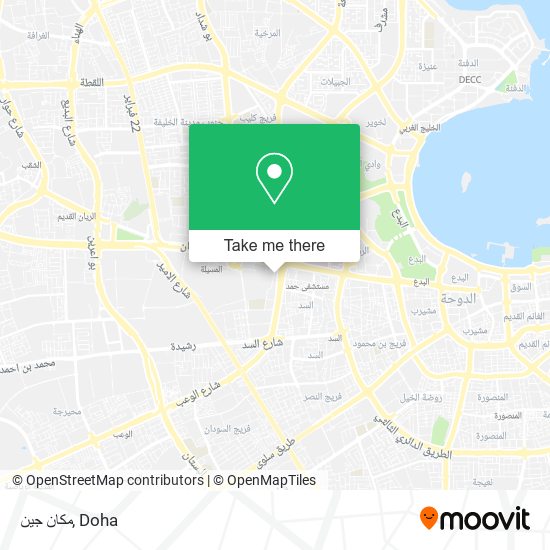 مكان جين map