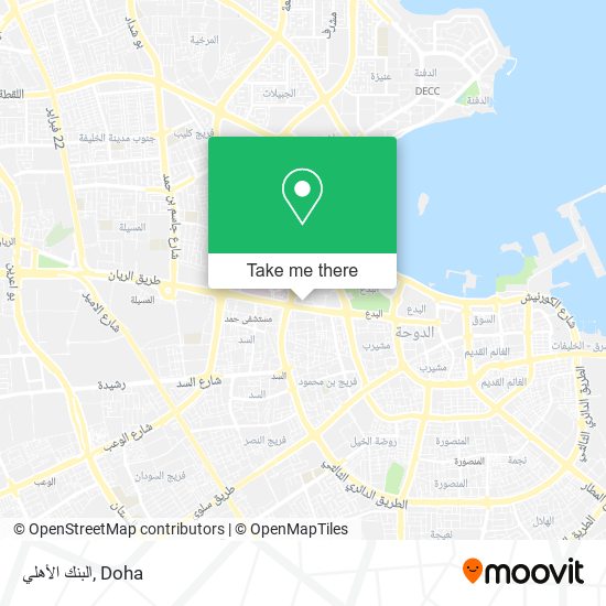 البنك الأهلي map