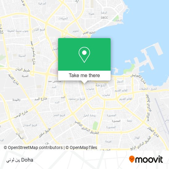 بن لوني map