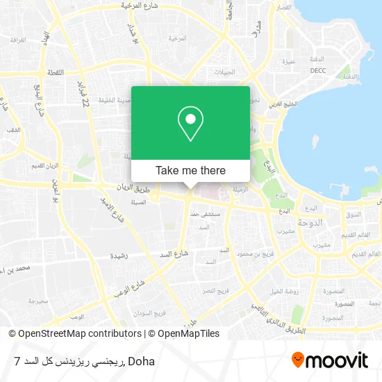 ريجنسي ريزيدنس كل السد 7 map
