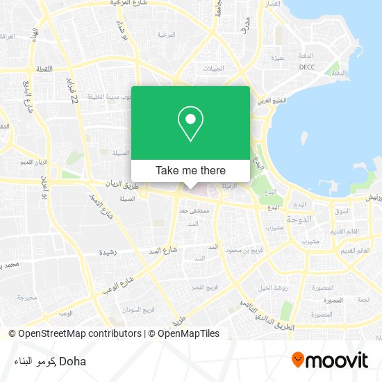 كومو البناء map