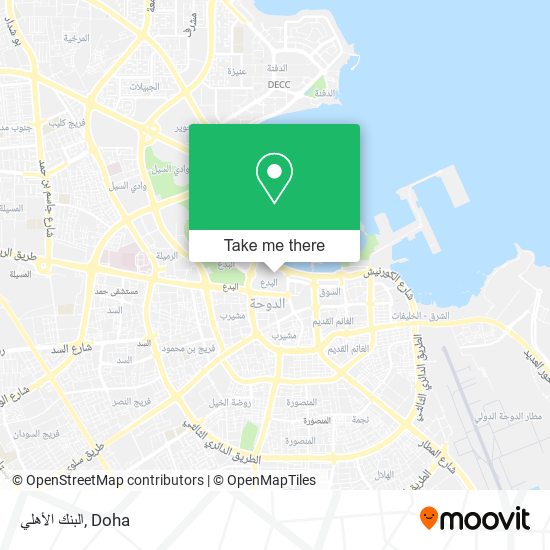 البنك الأهلي map