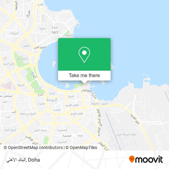 البنك الأهلي map