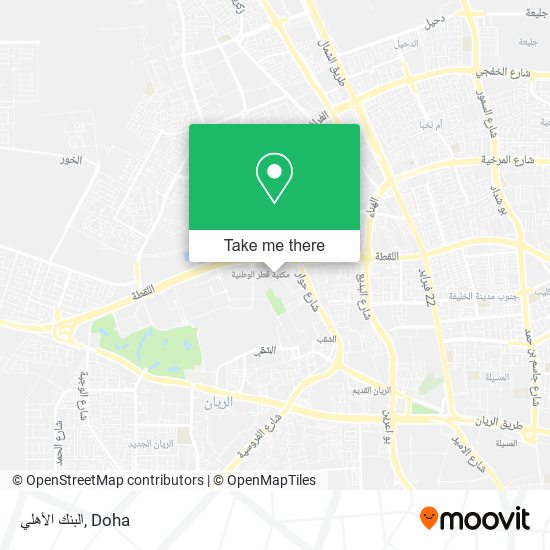 البنك الأهلي map