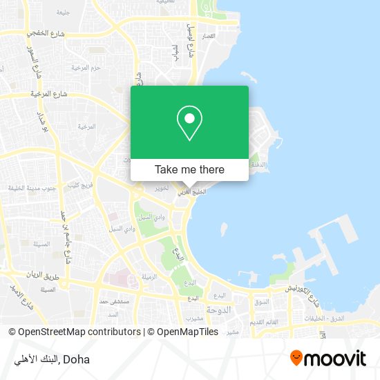 البنك الأهلي map