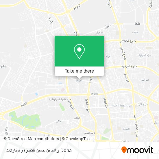 راشد بن حسين للتجارة والمقاولات map