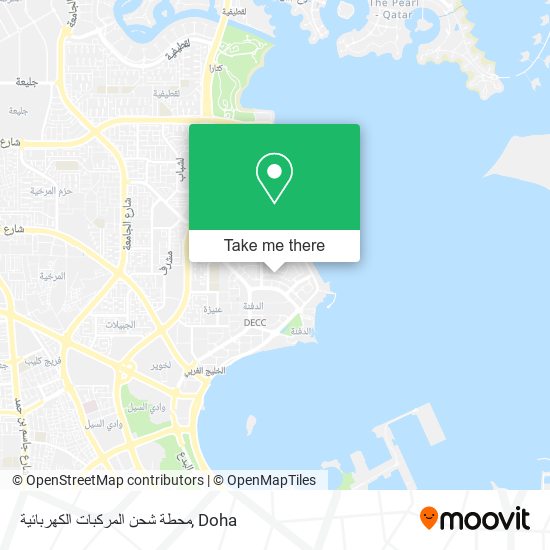 محطة شحن المركبات الكهربائية map