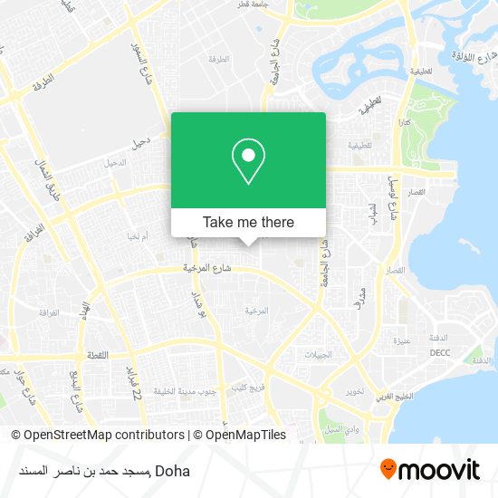 مسجد حمد بن ناصر المسند map